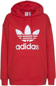 Adidas Women Originals Adicolor Trefoil Hoodie lush red (FM3298)