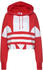 Adidas Large Logo Cropped Hoodie red (FS1313)