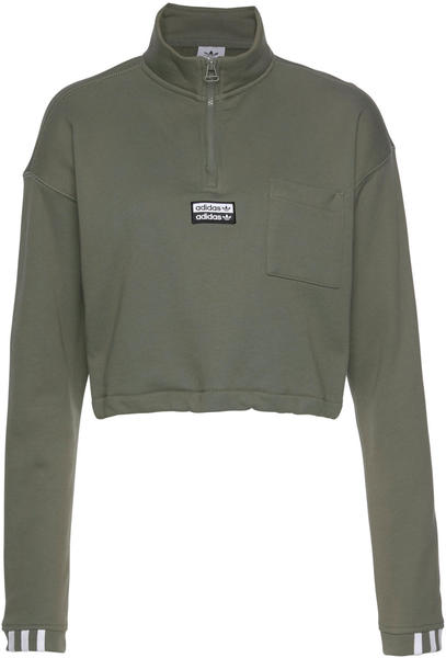 Adidas Women's Originals Cropped Sweatshirt legacy green (FM2504)