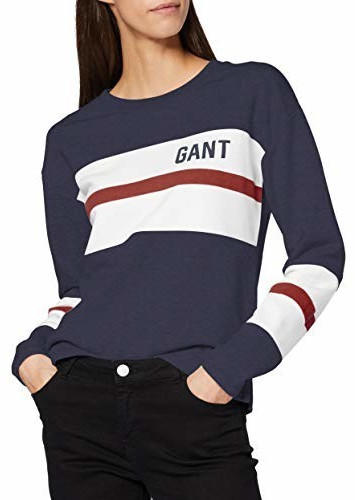 GANT Graphic Block Stripe Sweatshirt evening blue (4203623-433)