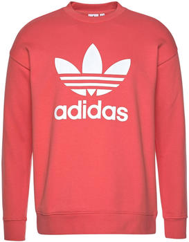 Adidas Woman Originals Trefoil Crew Sweatshirt trace scarlet/white (FM3291)
