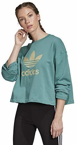 Adidas Women Originals Premium Crew Sweatshirt future hydro (FM2626)
