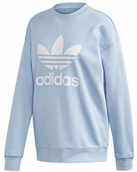 Adidas Trefoil Sweatshirt Women clear sky/white