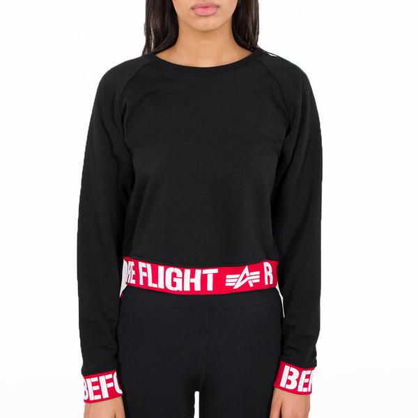Alpha Industries RBF Cropped Sweater black (126060-03)
