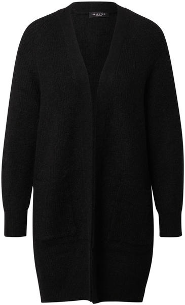 Selected Wool Blend Cardigan (16074480) black
