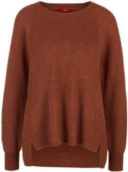 S.Oliver Damen-Pullover (14.009.61.7839) brown knit
