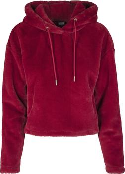 Urban Classics Hoody Oversize Short Teddy red (TB2348BUR)