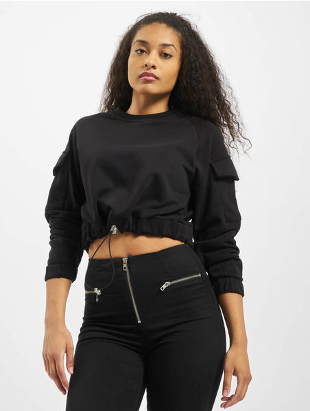 Urban Classics Pullover Ladies Short Worker Crewneck black (TB343000007)