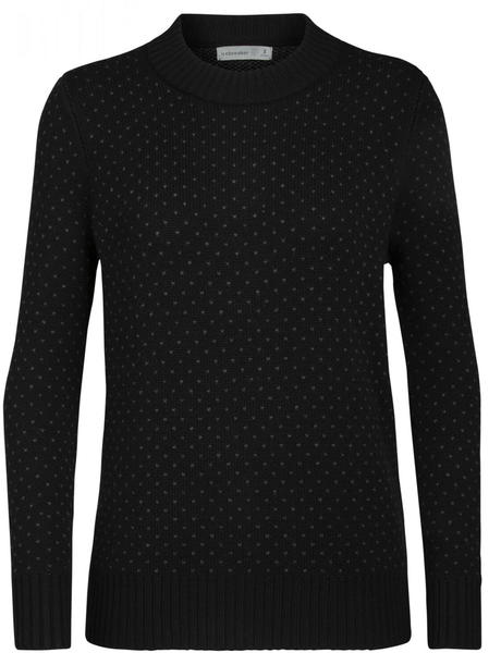 Icebreaker Women's Merino Waypoint Crewe Sweater black