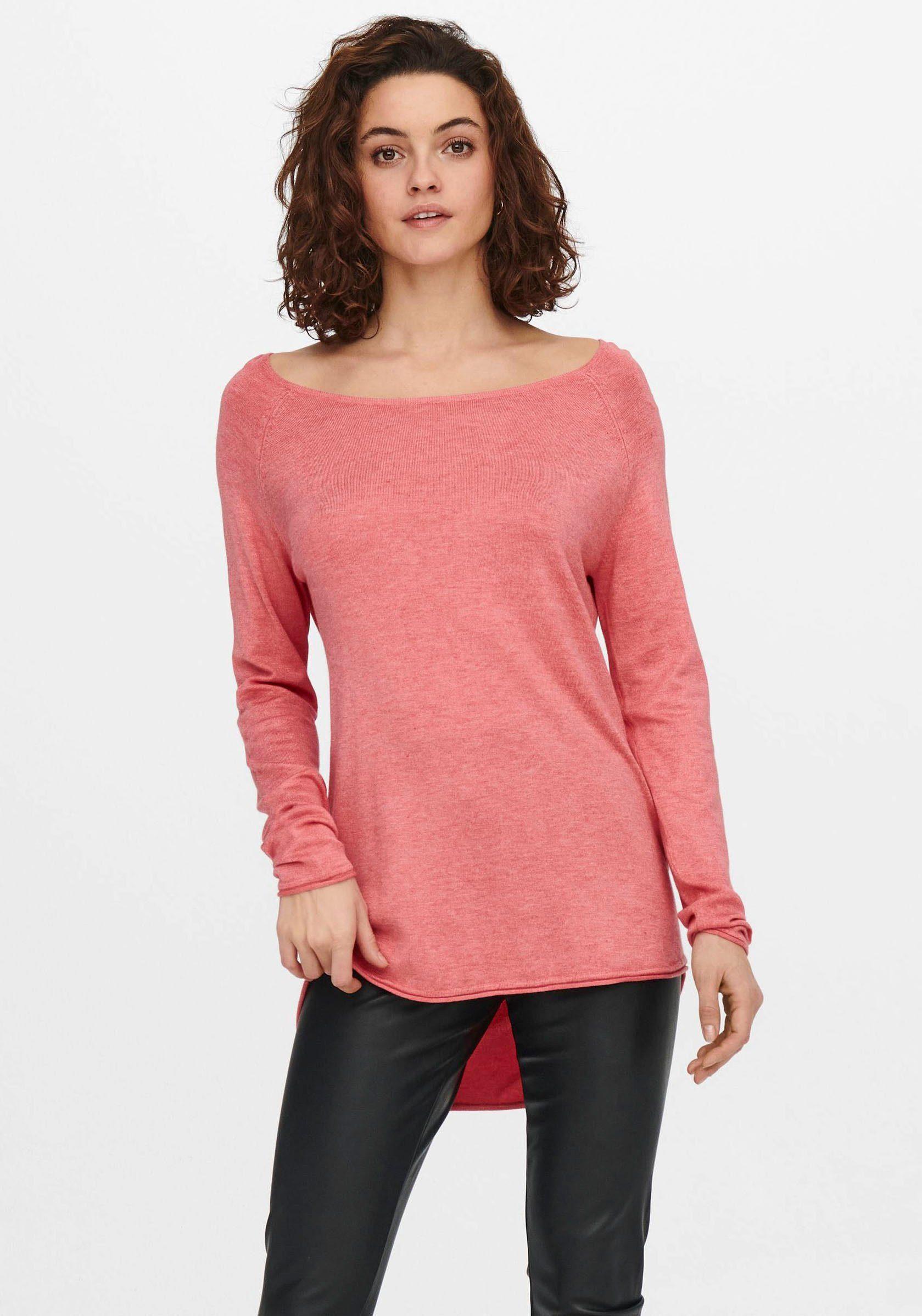 Only Onlmila Lacy L/s Long Pullover Knt Noos (15109964) tea rose Test TOP  Angebote ab 24,59 € (Oktober 2023)