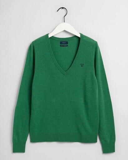 GANT Superfeiner Lambswool Sweater (4800502-308) leaf green