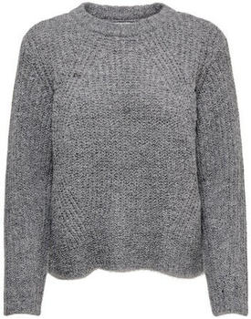 Only Onlfiona L/s Pullover Knt Noos (15153926) medium grey melange