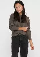 ONLY Strickpullover "ONLDANIELLA L/S PULLOVER KNT NOOS" Materialmix, regular fit