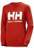 Helly Hansen Logo Crew Woman alert red