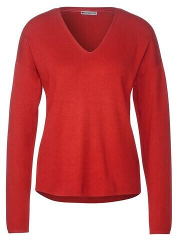 Street One Softer Pullover In Unifarbe (A301294) blazing red