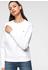 Tommy Hilfiger Organic Cotton Regular Fit Fleece Sweatshirt (DW0DW09227) white