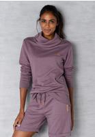 Bench. Loungewear Longsweatshirt, mit Stehkragen in Layeroptik und K&auml;ngurutasche,