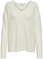 ONLY V-Ausschnitt-Pullover "ONLCAMILLA V-NECK L/S PULLOVER KNT NOOS" Materialmix,