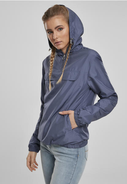 Urban Classics Ladies Basic Pull Over Jacket (TB2013-02428-0046) vintageblue