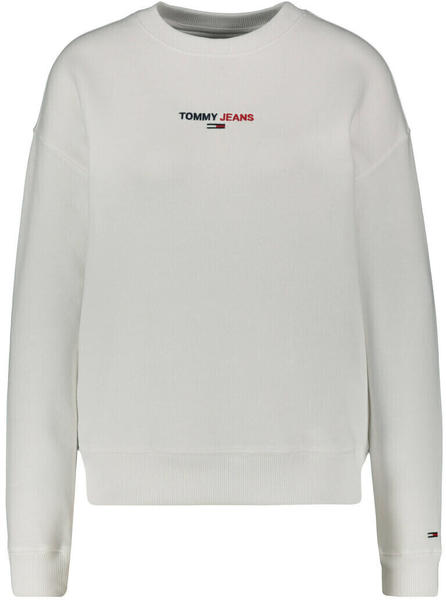 Tommy Hilfiger Chest Logo Crew Neck Sweatshirt (DW0DW10495) white