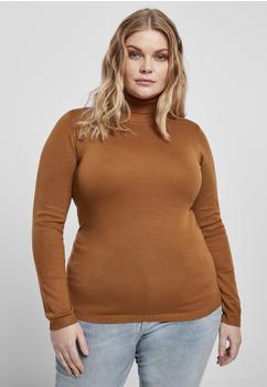 Urban Classics Ladies Basic Turtleneck Sweater (TB3781-00786-0039) toffee