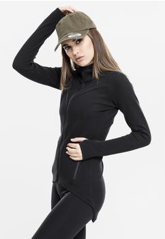 Urban Classics Ladies Athletic Interlock Zip Hoody (TB1325-00007-0042) black