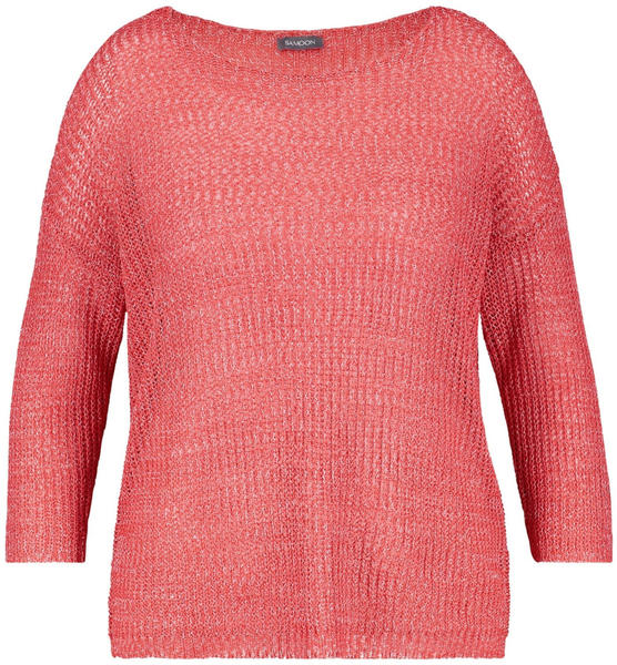 Samoon Pullover mit transparentem Strickmuster watermelon (14-472600-25010-6080)