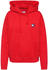 Tommy Hilfiger Organic Cotton Tommy Badge Hoody (DW0DW07787) deep crimson