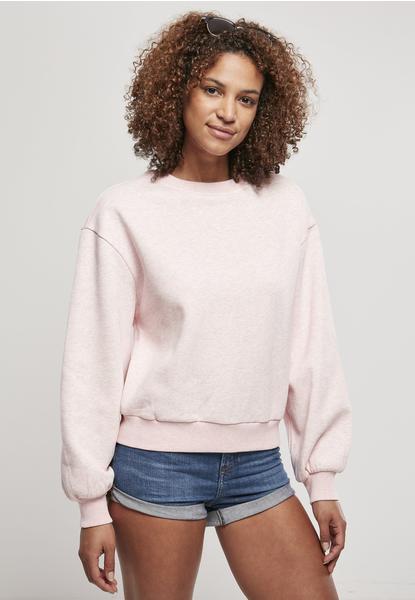 Urban Classics Ladies Oversized Color Melange Crewneck (TB4102-02918-0039) pink melange