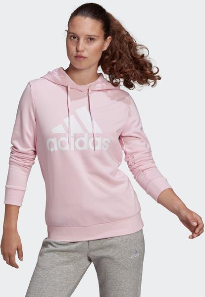 Adidas Essentials Relaxed Logo Hoodie clear pink/white (GM5619)