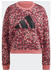 Adidas Sportswear Leopard-Print Sweatshirt hazy rose (GQ6066)
