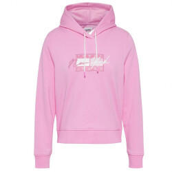 Tommy Hilfiger Cropped Tommy Jeans Logo Hoody (DW0DW09947) pink daisy