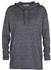 Icebreaker Women's Merino Flaxen Long Sleeve Hooded Pullover Sweater (105369) midnight navy