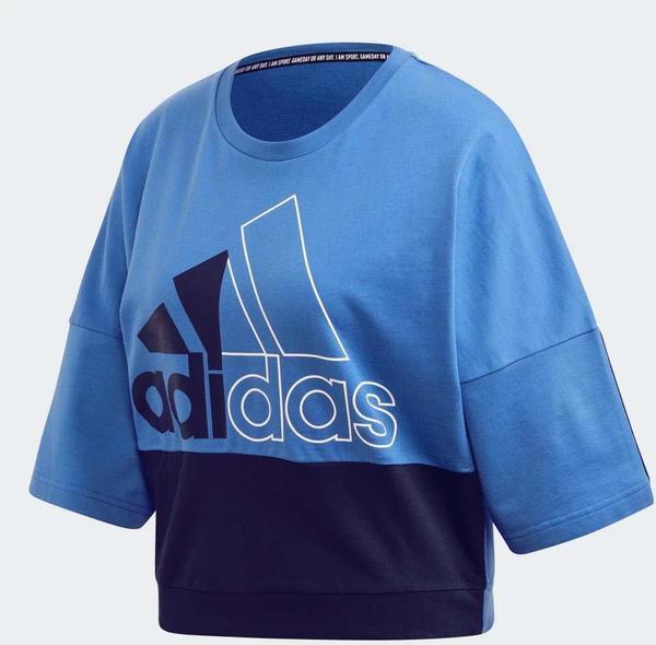 Adidas Must Haves Colorblock Sweatshirt blue (FK6641)