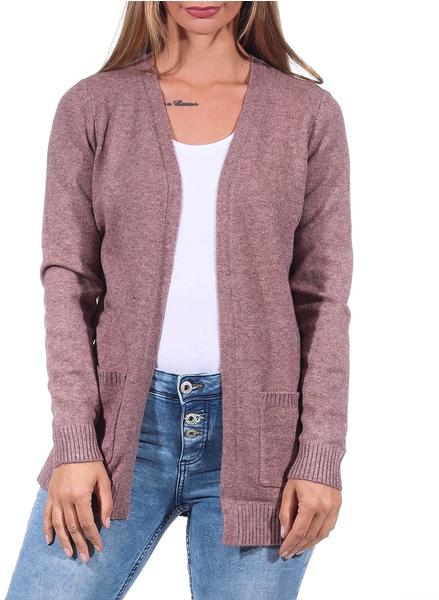 Only Open Knitted Cardigan (15174274) rose brown