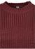 Urban Classics Ladies Wide Oversize Sweater (TB2359-01151-0042) cherry