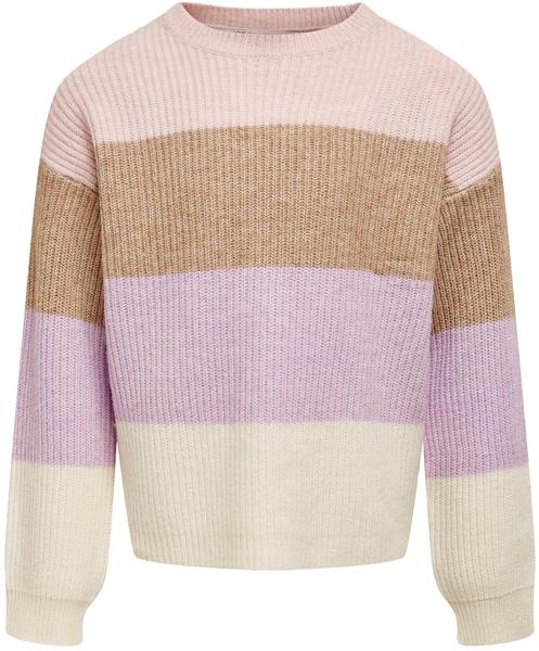 Only Konsandy L/s Stripe Pullover Cp Knt (15207169) prism pink