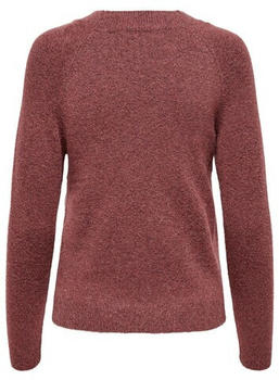 Only Rica Life Knit Pullover (15204279) mineral red