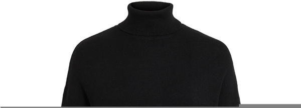 Vila Viril Rollneck L/s Knit Tunic - Noos (14060173) black