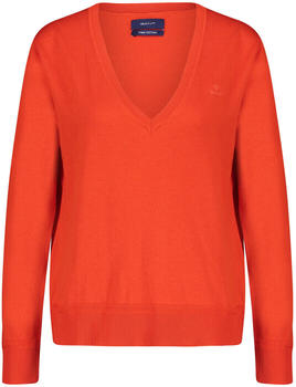 GANT V-Neck Sweater (4801516-667) lava red