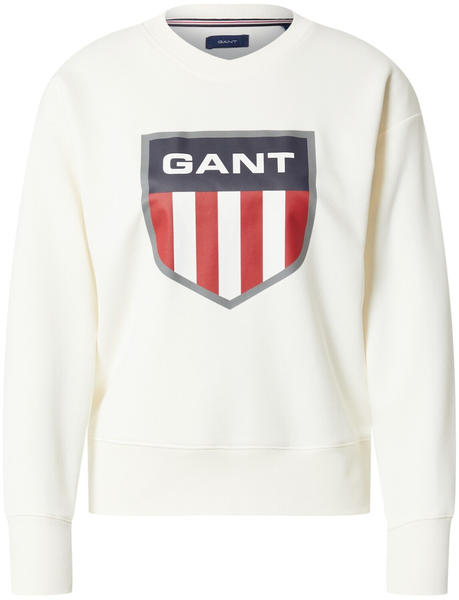 GANT Retro Shield Crew Sweatshirt (4204562) eggshell