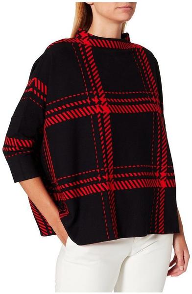 Gerry Weber Oversized Pullover (1_671000-35713) black/chili
