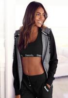 Bench. Loungewear Kapuzensweatjacke mit farblich abgesetzten &Auml;rmeln, Loungeanzug