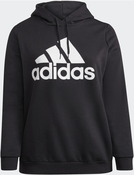Adidas Essentials Logo Fleece Hoodie Big Sizes black/white (GS1364)