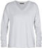 Icebreaker Women's Merino Flaxen Long Sleeve Hooded Pullover Sweater (105369) milkwood hthr