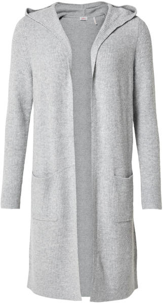 S.Oliver Long-Cardigan mit Kapuze (2102568) grey