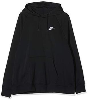 Nike Fleece Pullover Hoodie (Plus Size) Sportswear Essential (CJ0409) black/white