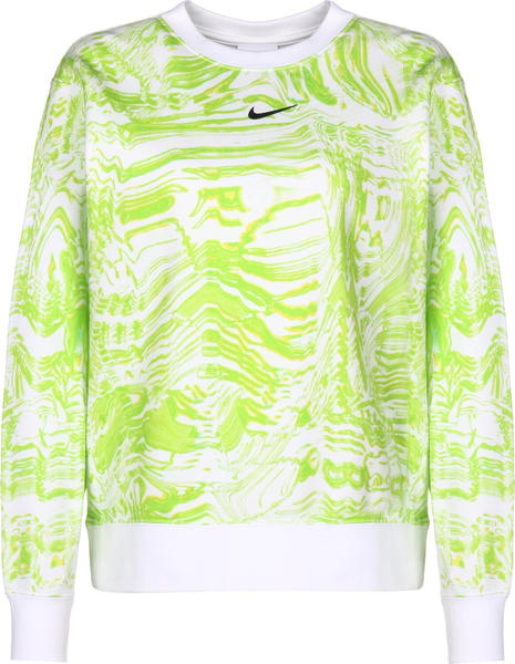 Nike Women's Dance Crew Neck Shirt (DJ4119) white/light lemon twist
