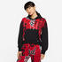 Nike Jordan Fleece All-over Printed Hoodies black/gym red
