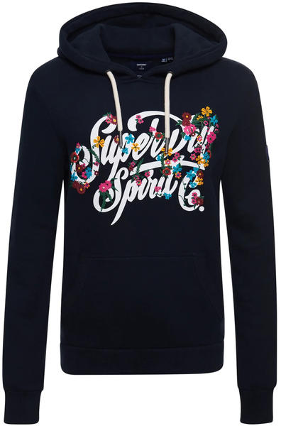 Superdry Script Style Floral Hoodie eclipse navy (W2011253A-98T)